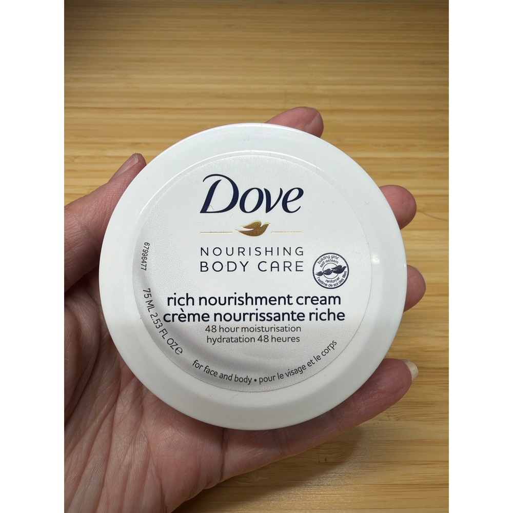 Dove Rich Nourishment Cream 75ml 2.53oz Face & Body Moisturizer Sealed